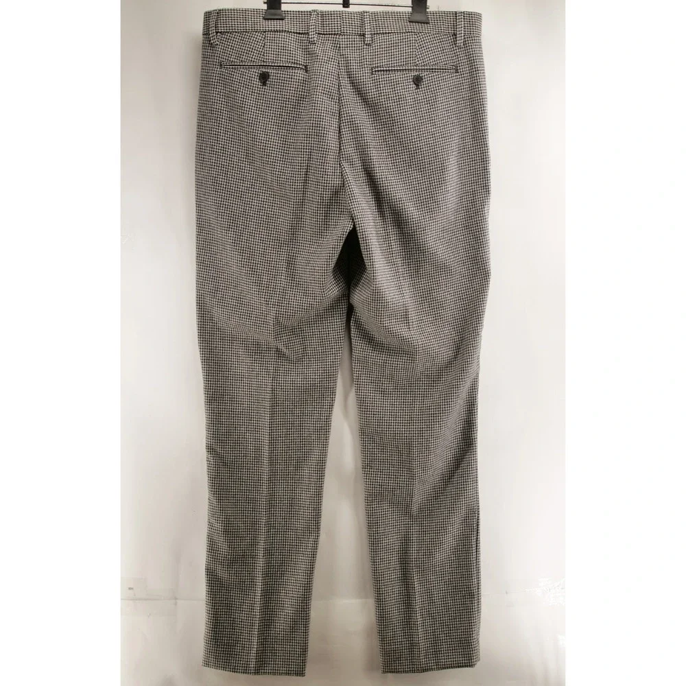 Banana Republic Pants Mens 36x34 NWT Wool Blend Tailored Fit Houndstooth Dress